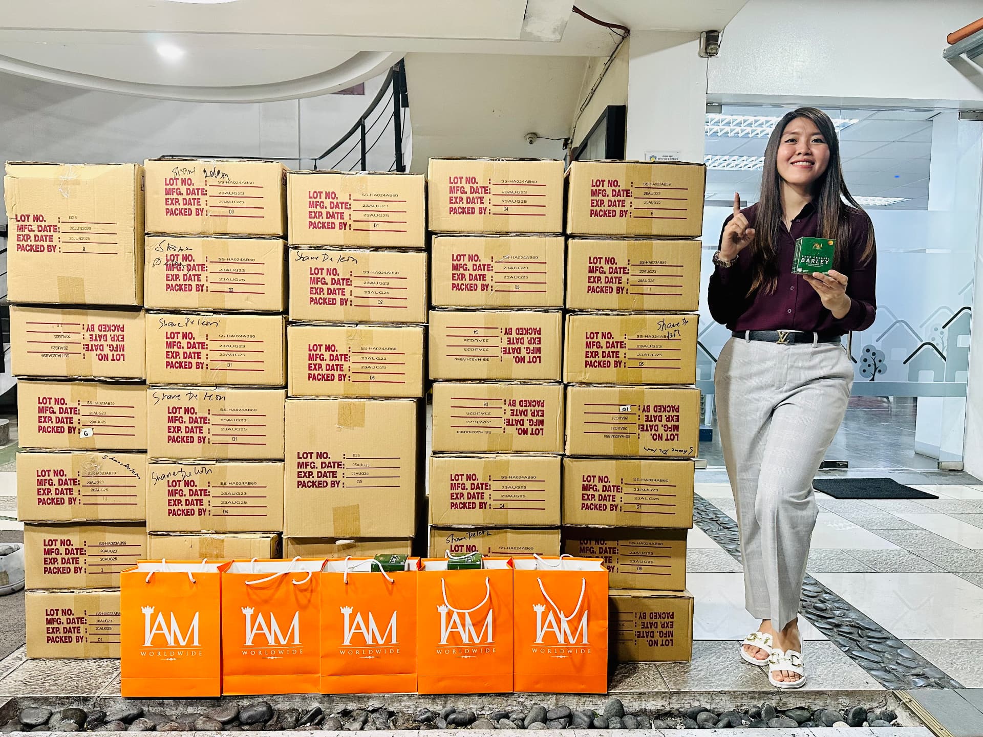 Daily outbound stocks — 48 bxs per case — Member Services Office