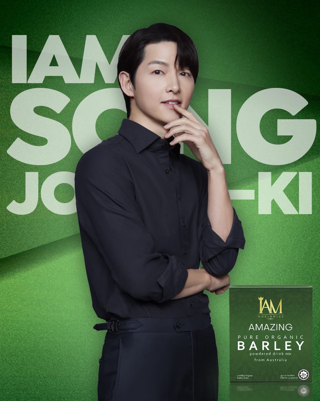 Song Joong-Ki with Amazing Pure Organic Barley